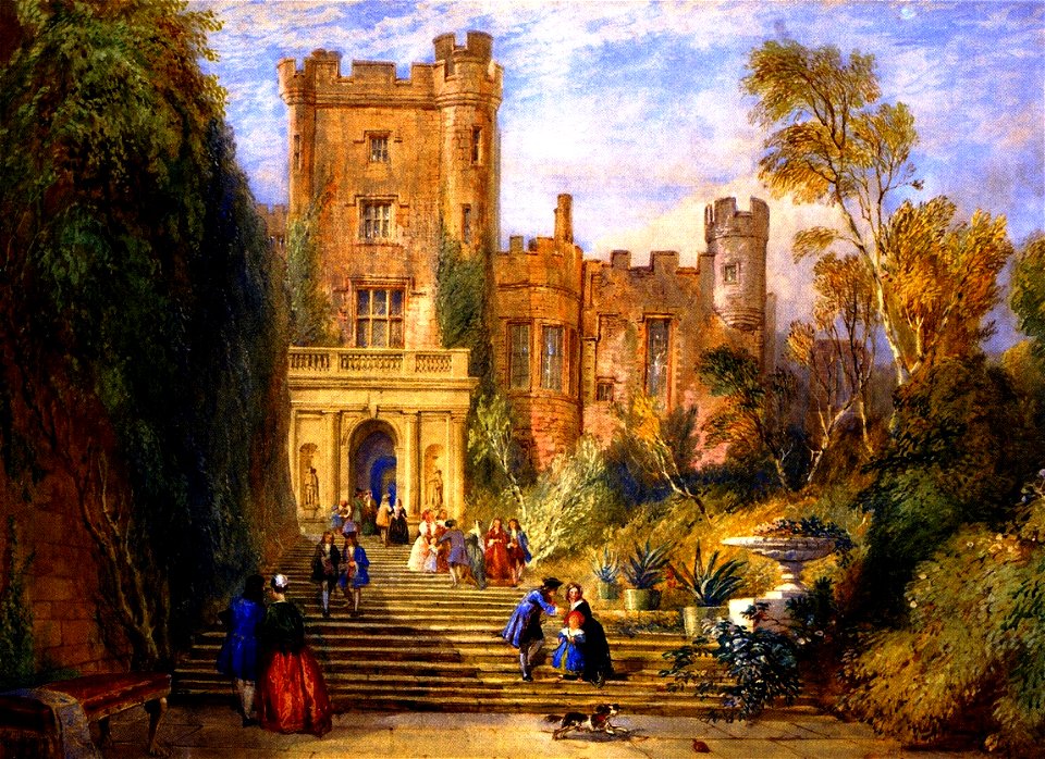 David Cox (II) - Powys Castle, Wales