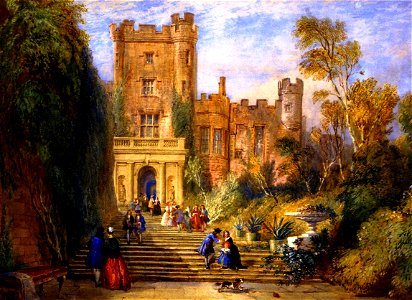 David Cox (II) - Powys Castle, Wales