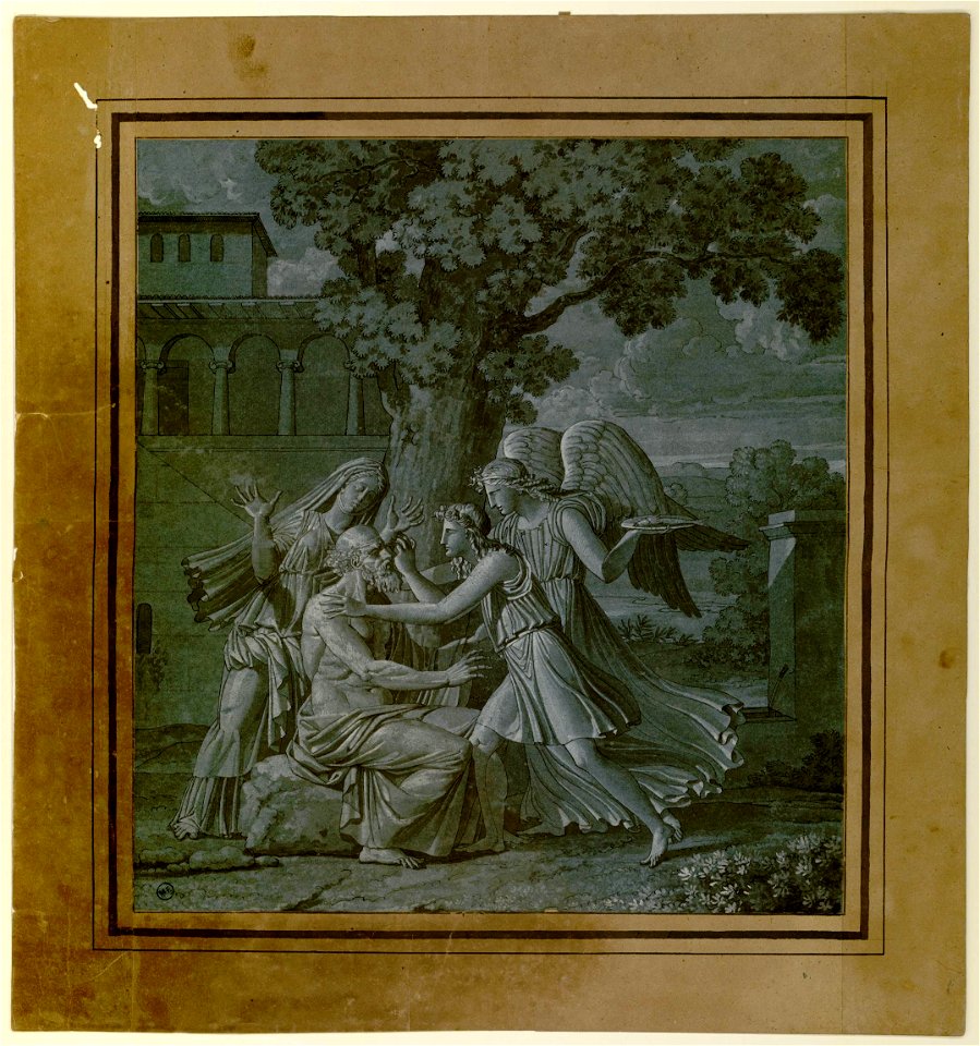 David - école de - Tobie rendant la vue à son père, 837.1.275