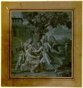 David - école de - Tobie rendant la vue à son père, 837.1.275
