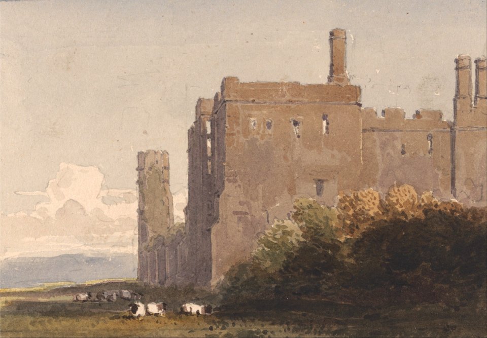 David Cox - Battle Abbey, Sussex - Google Art Project