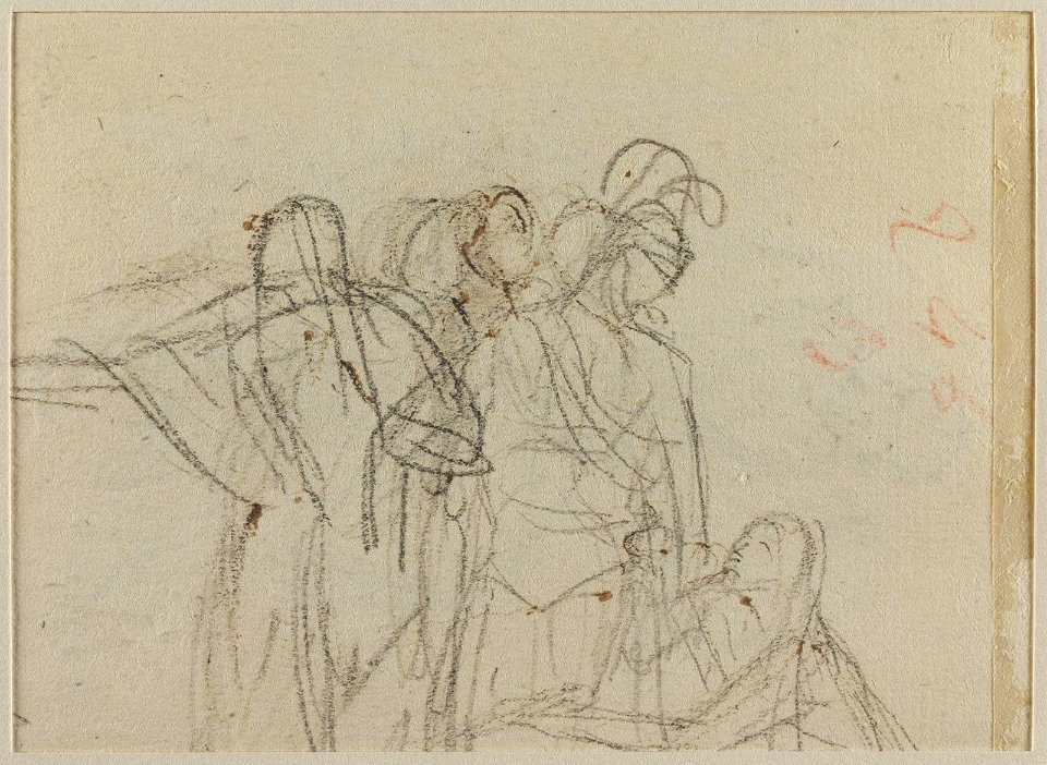 David - Étude pour Les Licteurs rapportent à Brutus les corps de ses fils, 1897-05