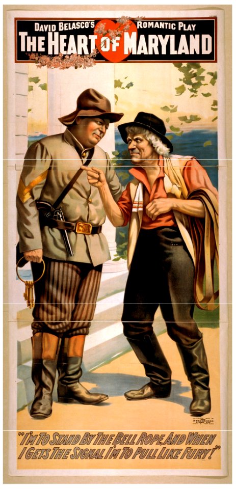David Belasco's romantic play, The heart of Maryland LCCN2014637254