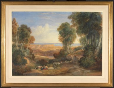 David Cox - The Junction of the Severn and the Wye with Chepstow in the Distance - Google Art Project