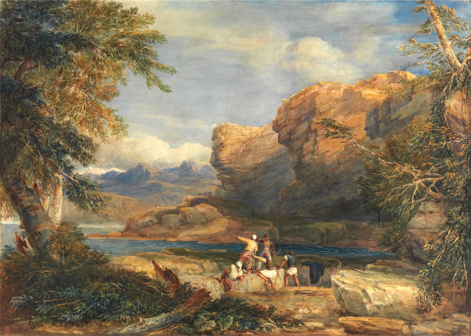 David Cox - Pirate's Isle - Google Art Project