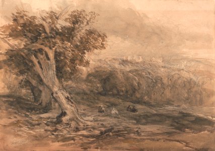David Cox - Warwick Castle - Google Art Project