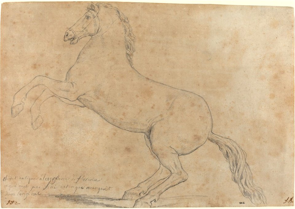 David Antique Sculpture of Horse,