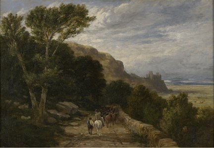 David Cox (II) - Landscape, Harlech Castle