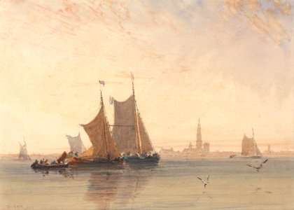 David Cox - Antwerp, Morning - Google Art Project