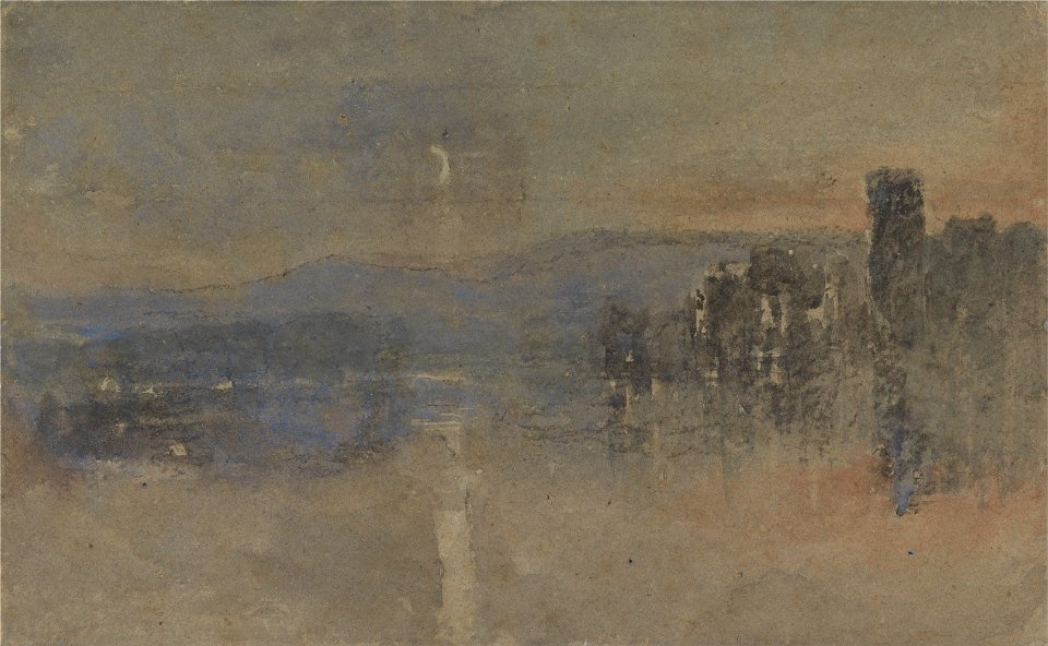 David Cox - Moonlight Landscape - Google Art Project