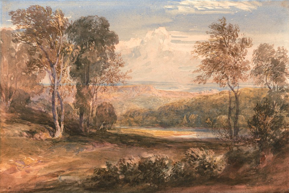 David Cox - On the Wye - Google Art Project