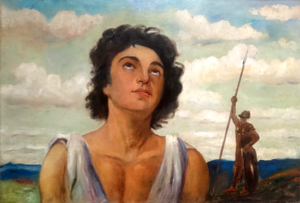 David en prière - Lesser Ury - Musée juif de Berlin