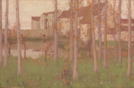 David Gauld - The Haunted Chateau, Grez-sur-Loing - Google Art Project