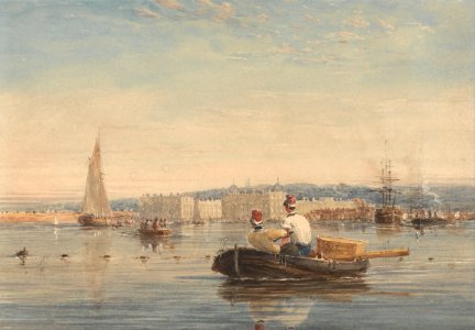 David Cox - Greenwich - Google Art Project