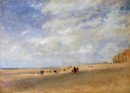 David Cox the elder (1783-1859) - Rhyl Sands - T04130 - Tate. Free illustration for personal and commercial use.