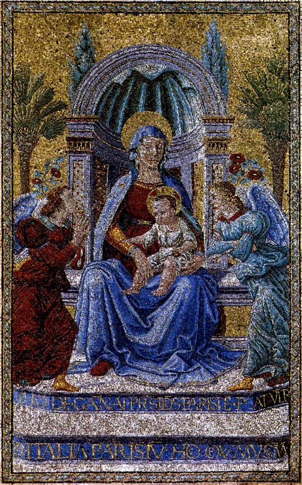 David ghirlandaio, madonna col bambino