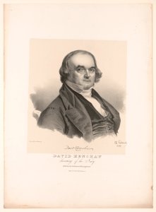 David Henshaw, Secretary of the Navy - from life on stone by Chs. Fenderich 1843. LCCN2003655034