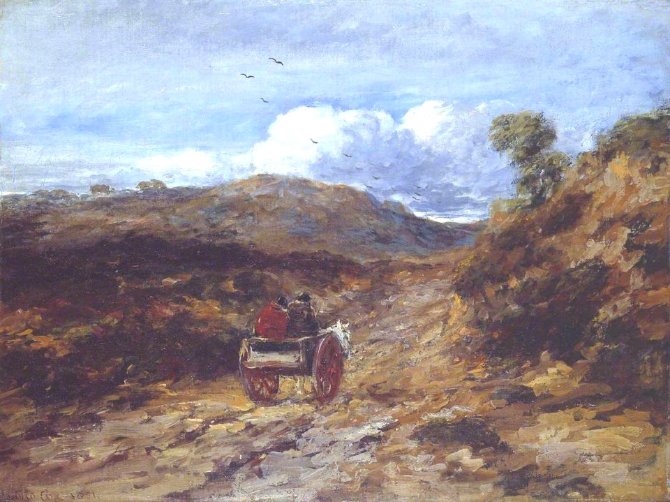 David Cox the elder (1783-1859) - Moorland Road - N02665 - National Gallery