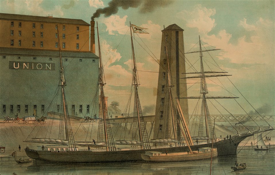 David Dows (schooner) - Union Railroad Elevator Company, Toledo, Ohio 