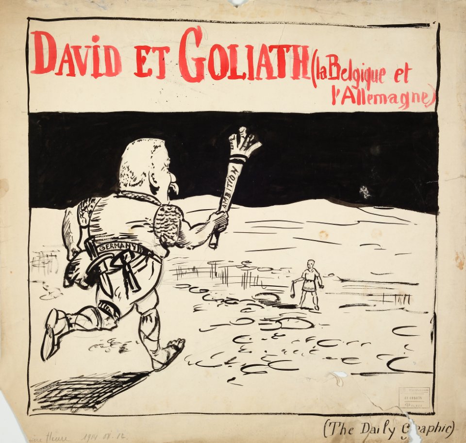 David et Goliath (La Belgique et l'Allemagne)
