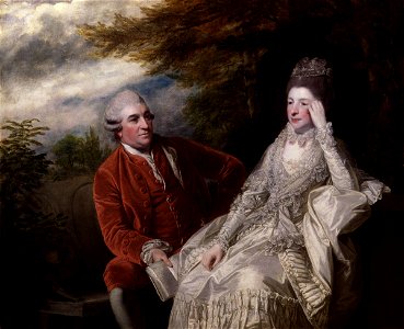 David Garrick; Eva Maria Garrick (née Veigel) by Sir Joshua Reynolds
