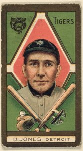 David Jones, Detroit Tigers, baseball card portrait LCCN2008677862