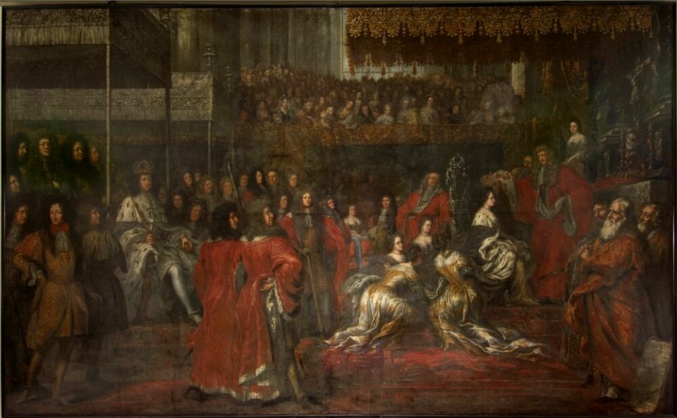 David Klöcker Ehrenstrahl - Drottning Ulrika Eleonora d.ä.-s (1656-1693) kröning - NMDrh 276 - Nationalmuseum