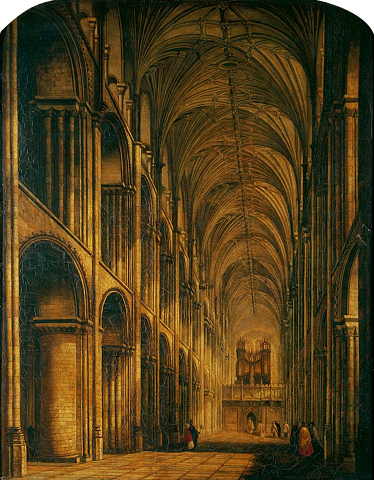 David Hodgson - The Nave of Norwich Cathedral, looking East