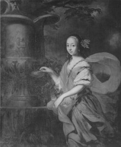 David Klöcker Ehrenstrahl - Augusta Maria, 1649-1728, prinsessa av Holstein-Gottorp, hertiginna av Baden-Durlach - NMGrh 1298 - Nationalmuseum. Free illustration for personal and commercial use.