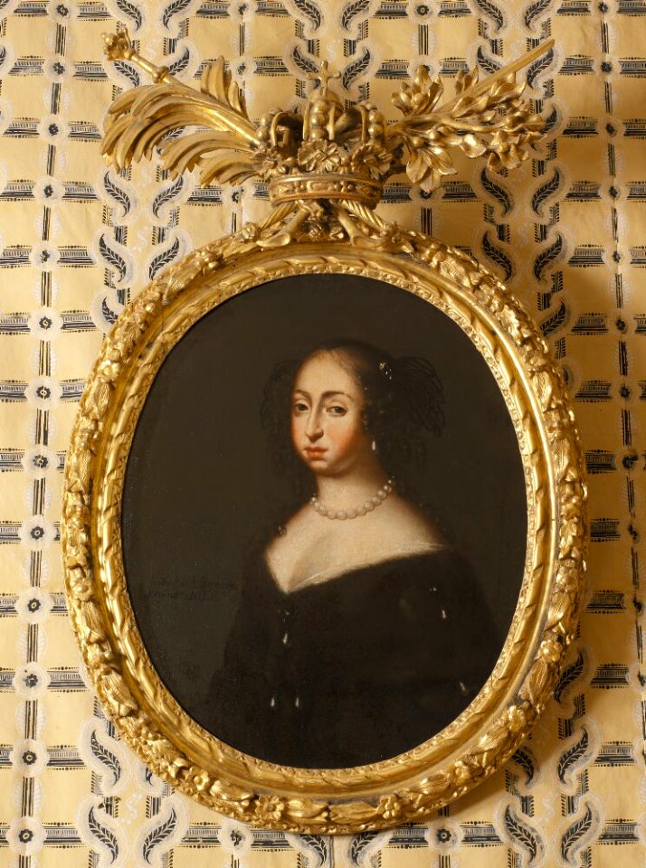 David Klöcker Ehrenstrahl - Hedvig Eleonora, 1636-1715, drottning av Sverige - NMStrh 19 - Nationalmuseum