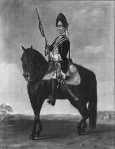 David Morier (1705^-70) - Grenadier, Regiment of Dragoons Würtemberg (^) - RCIN 406825 - Royal Collection