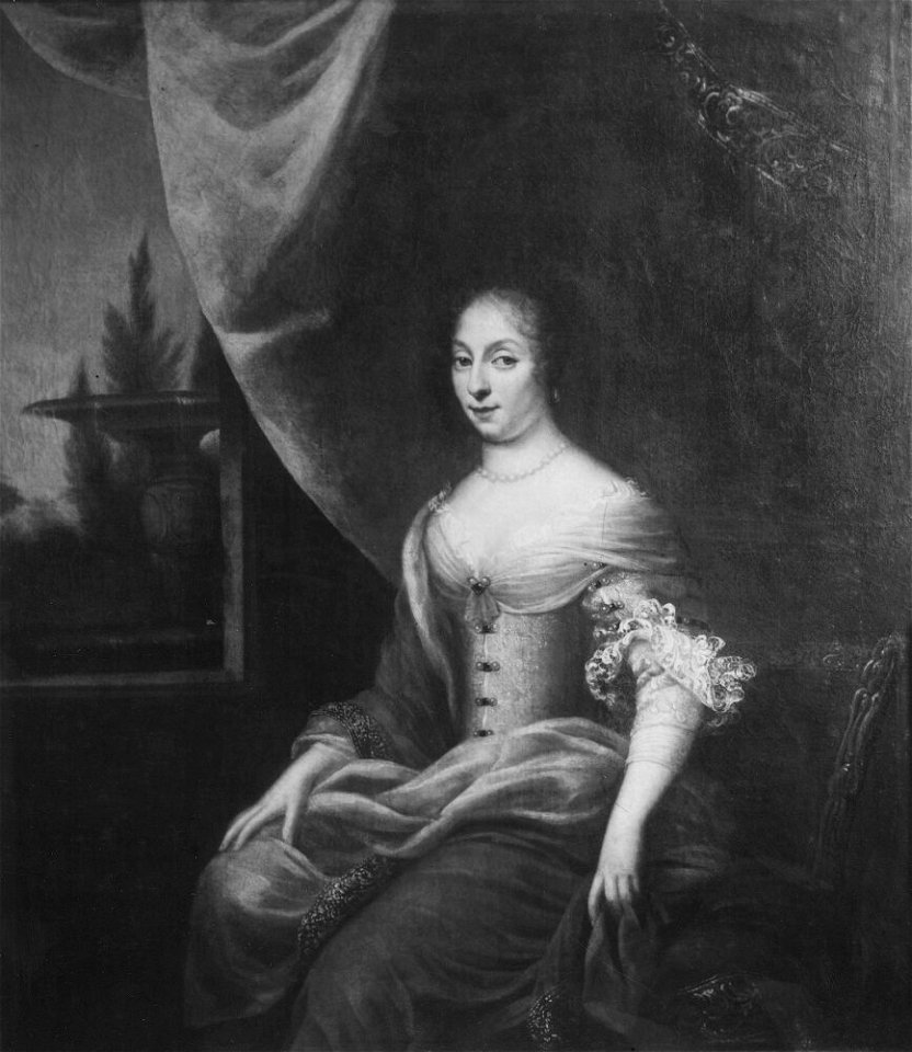 David Klöcker Ehrenstrahl - Maria Eufrosyne, 1625-1687 - NMGrh 3564 - Nationalmuseum