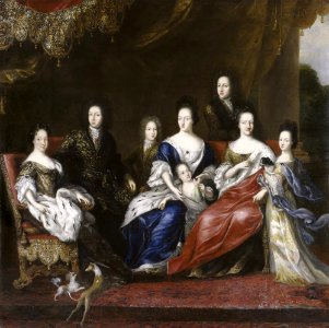 David Klöcker Ehrenstrahl - Karl XI konung av Sverige med familj - NMGrh 225 - Nationalmuseum