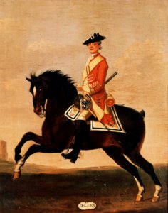 David Morier (1705^-70) - Private, 11th Dragoons, 1751 - RCIN 401513 - Royal Collection