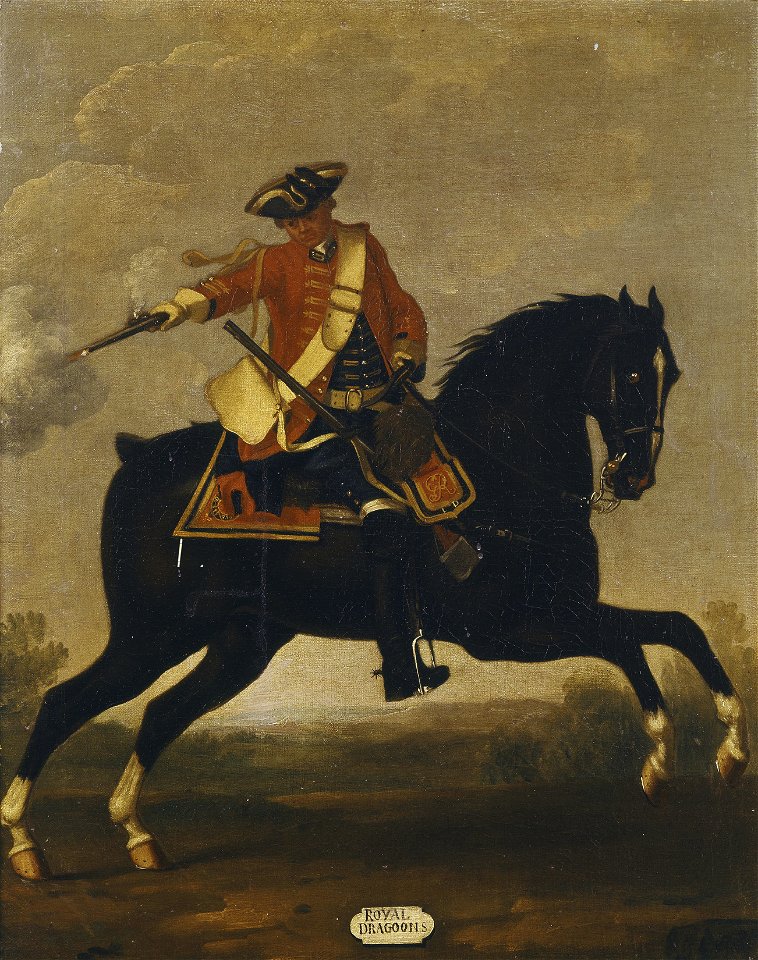 David Morier (1705^-70) - Private, 1st Royal Dragoons, 1751 - RCIN 405604 - Royal Collection