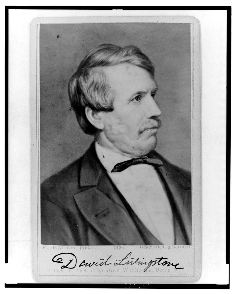 David Livingstone - E. Hader, pixnit ; phot. u. verl. v. Sophus William, Berlin W. LCCN2004679853