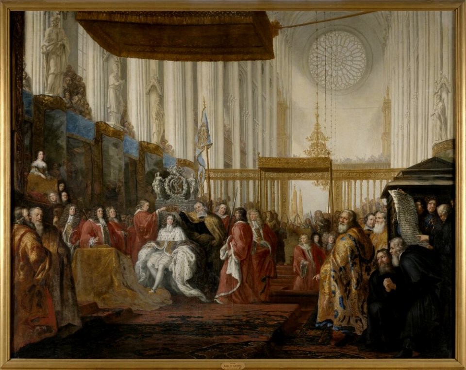 David Klöcker Ehrenstrahl - Karl XI-s kröning - NMDrh 180 - Nationalmuseum