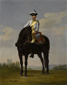 David Morier (1705^-70) - Private, Regiment of Horse 3B Briedenbach - RCIN 406857 - Royal Collection