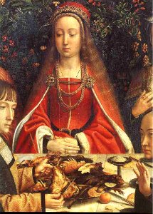 David Marriage at Cana detail