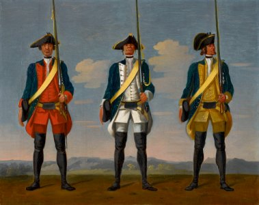 David Morier (1705^-70) - Privates, Austrian (^) Vrei-Compagnien - RCIN 406822 - Royal Collection