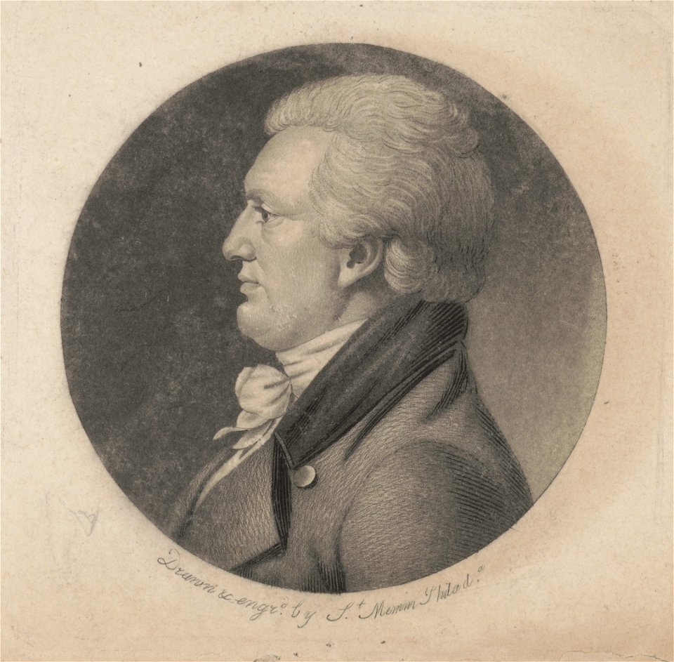 David Meade Randolph, head-and-shoulders portrait, left profile LCCN2007677866 (cropped)