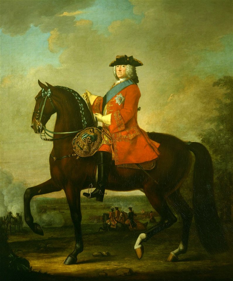 David Morier (1705^-70) - George II (1683-1760) - RCIN 404413 - Royal Collection