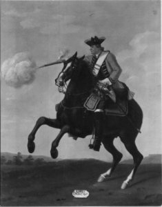 David Morier (1705^-70) - Private, 1st King's Dragoon Guards, 1751 - RCIN 401511 - Royal Collection