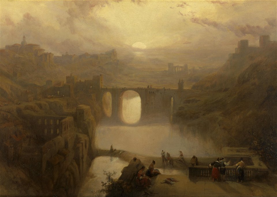 David Roberts (1796-1864) - A View of Toledo and the River Tagus - RCIN 405042 - Royal Collection