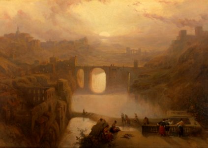 David Roberts (1796-1864) - A View of Toledo and the River Tagus - RCIN 405042 - Royal Collection