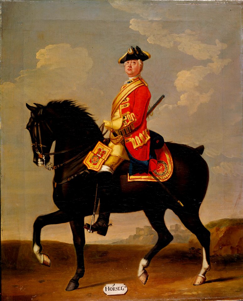 David Morier (1705^-70) - Private, 1st Troop of Horse Guards, 1751 - RCIN 400722 - Royal Collection