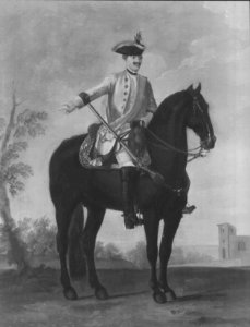 David Morier (1705^-70) - Private, Regiment of Horse 2B Hammerstein - RCIN 406863 - Royal Collection
