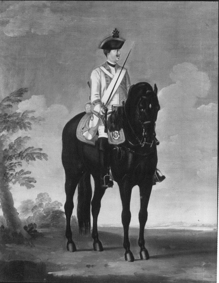 David Morier (1705^-70) - Private, Leib-Regiment of Horse - RCIN 406852 - Royal Collection