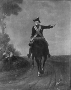 David Morier (1705^-70) - Private, Royal Horse Guards (The Blues) and Grenadier, Unidentified Regiment of Foot - RCIN 406866 - Royal Collection
