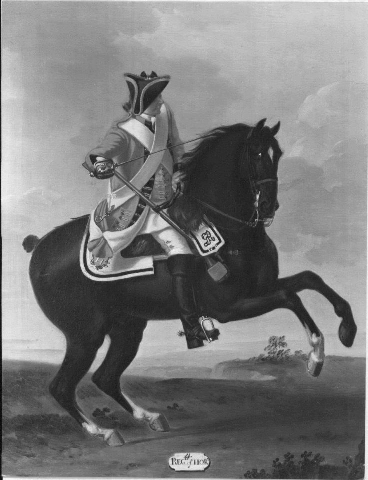 David Morier (1705^-70) - Private, 4th Horse, 1751 - RCIN 401509 - Royal Collection